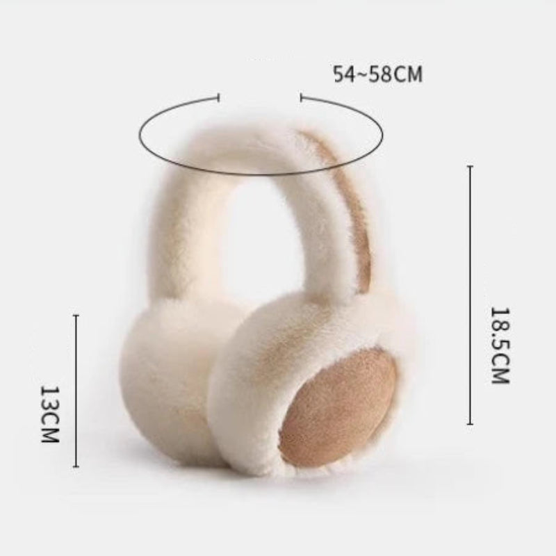 Plush Ear Muffs Winter Headband - product detail 4