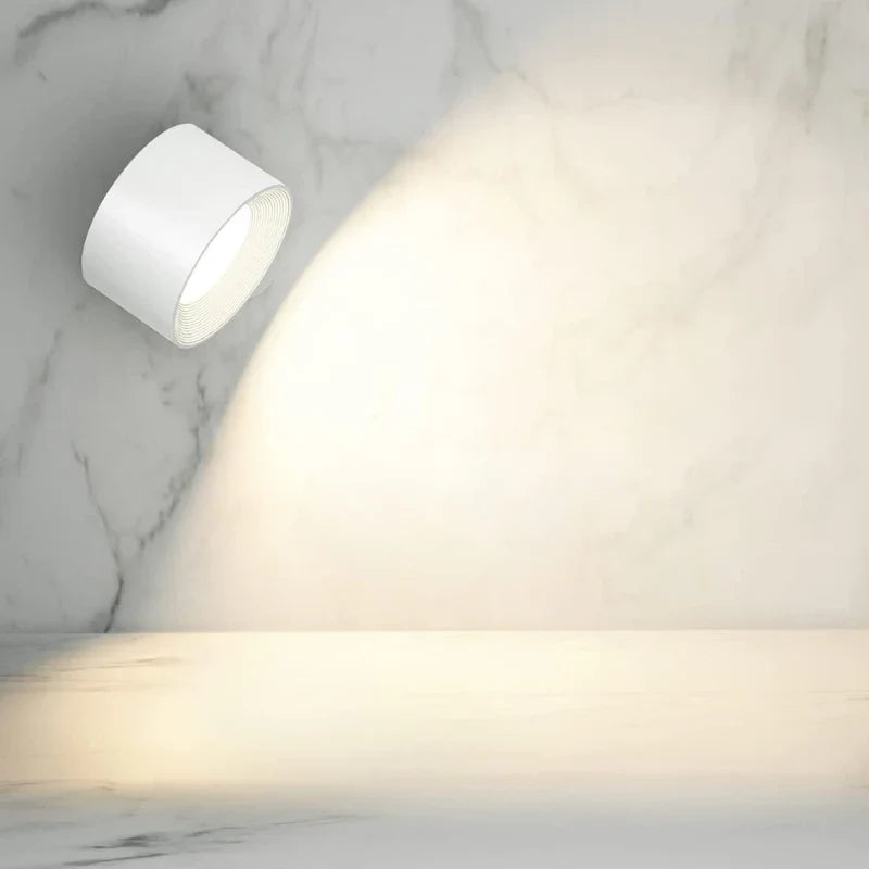 Luz de pared con montaje magnético, regulable y portátil