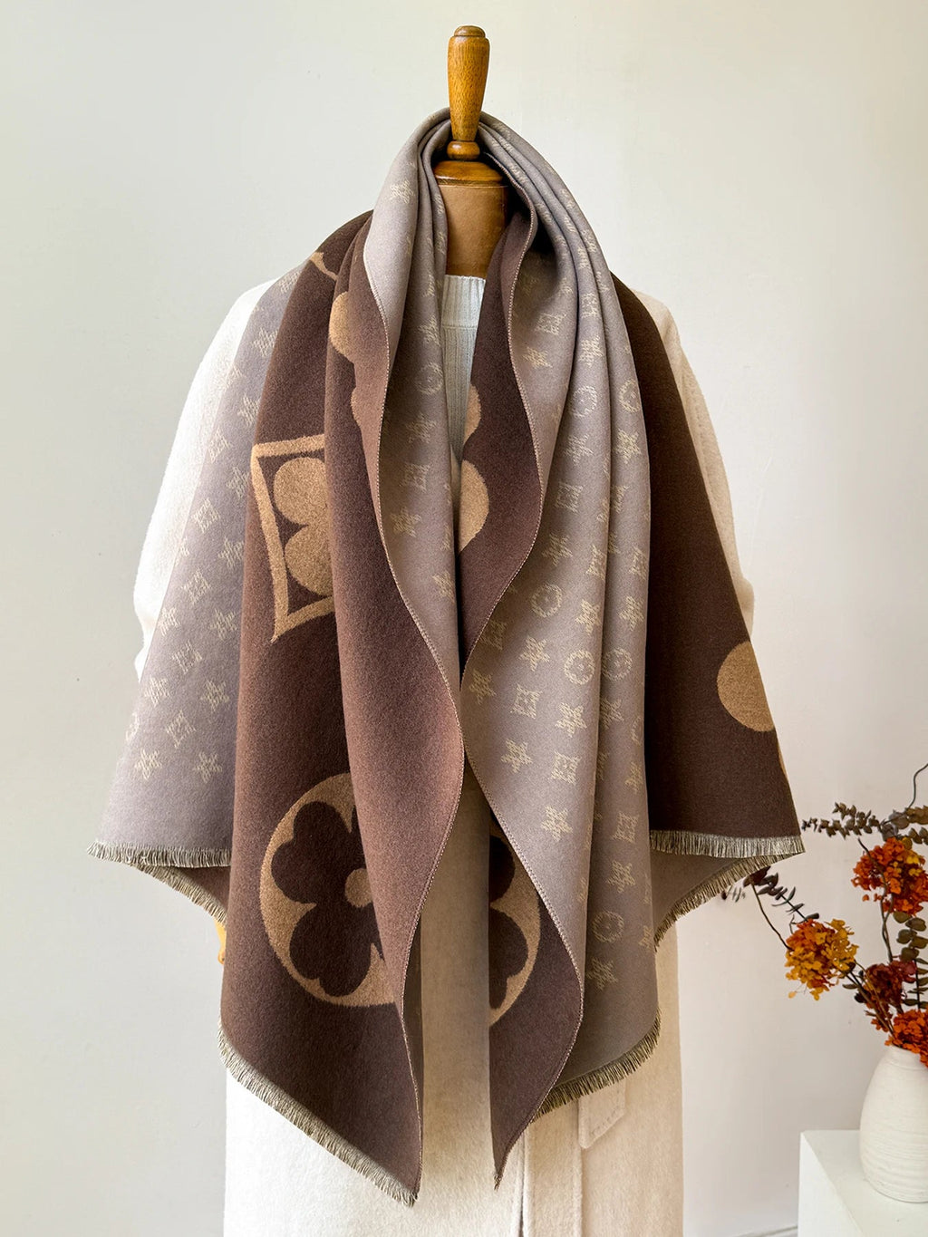 NOMOVA Luxury Faux Cashmere Winter Scarf Neck Warmer