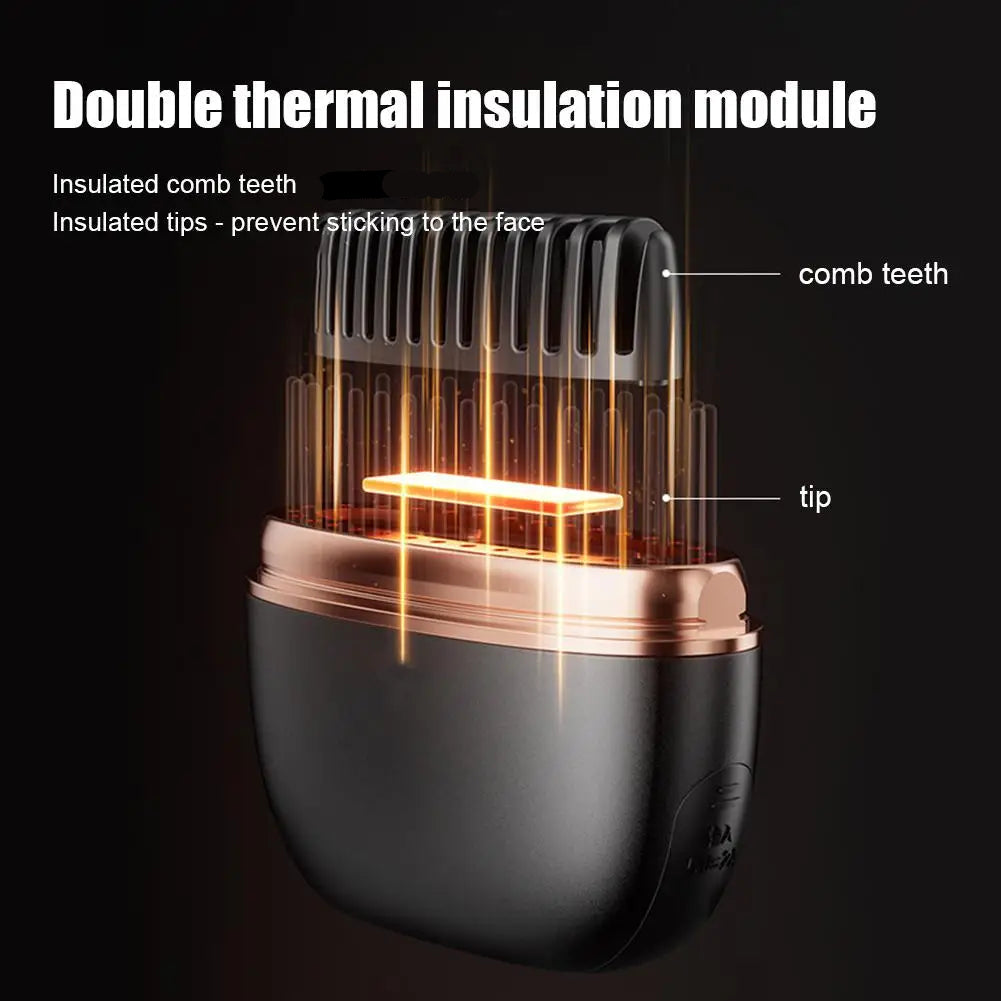 Wireless 2 in 1 Portable Ceramic Hair Straightener - product detail 5