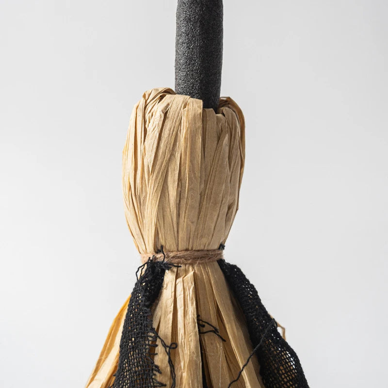 Halloween Animated Witch's Broomstick with Lights - product detail 4