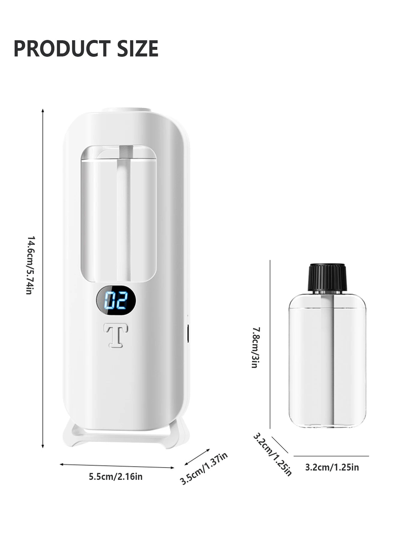Rechargeable Essential Oil Diffuser with 5 Spray Modes - product detail 3
