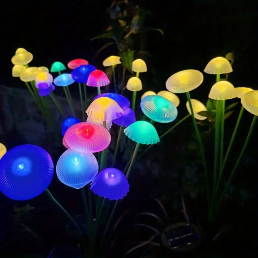 Solar Swaying Mushroom Garden Decor Lights - product detail 2