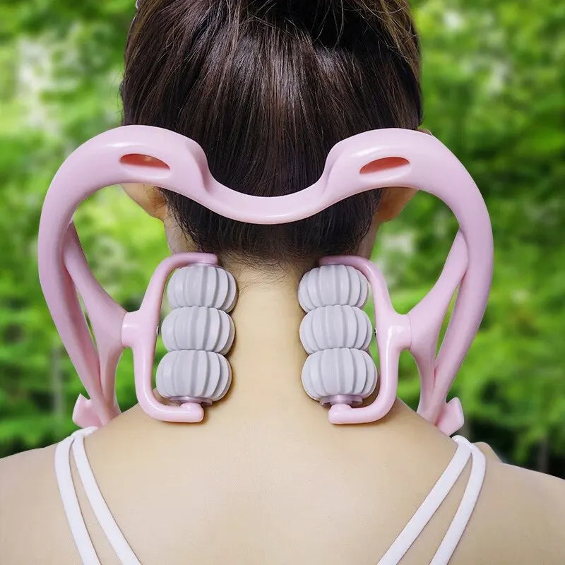 Manual Neck and Shoulder Massager with Kneading Rollers - product detail 3