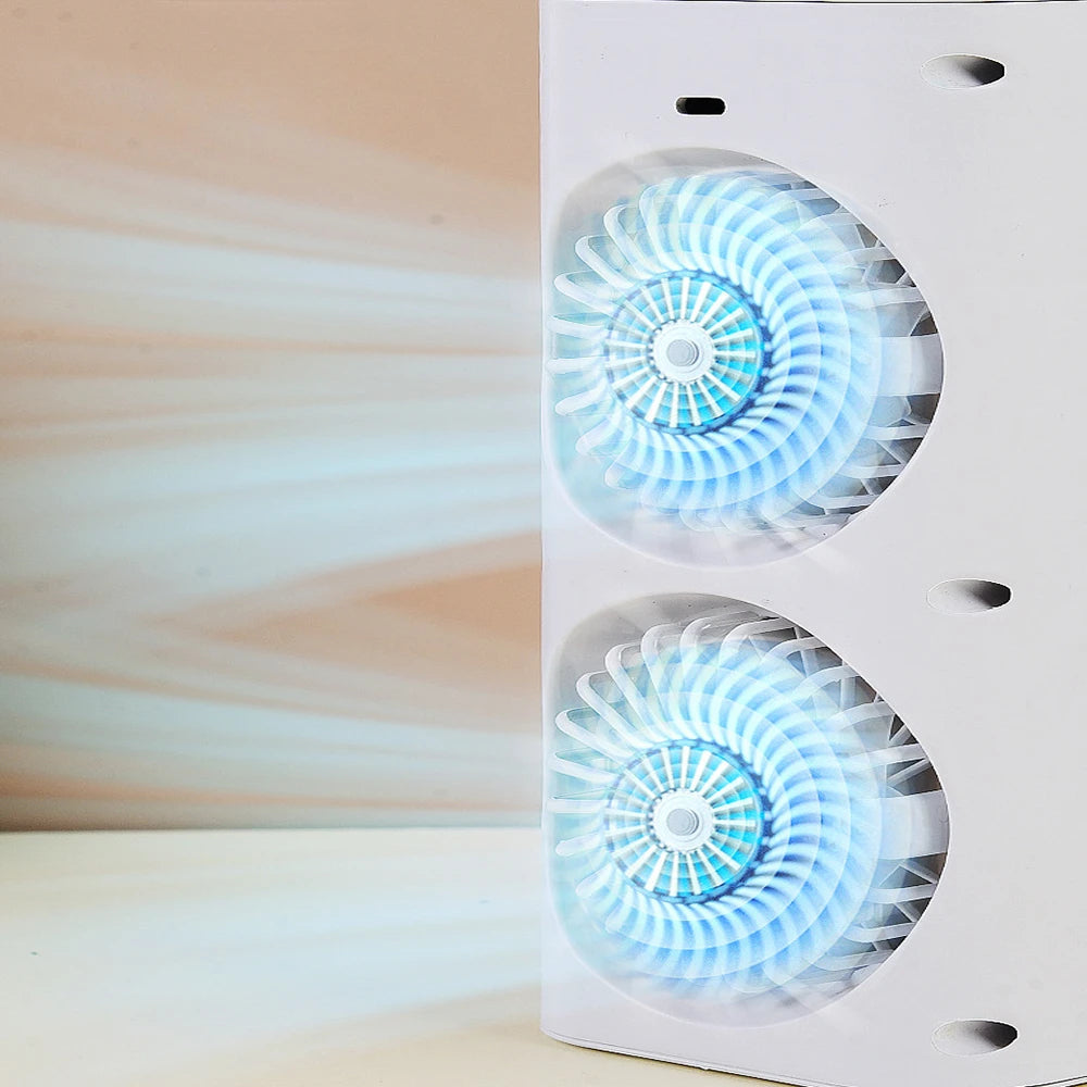 Mini Portable Air Conditioner Desk Fan with Spray Cooling - product detail 3