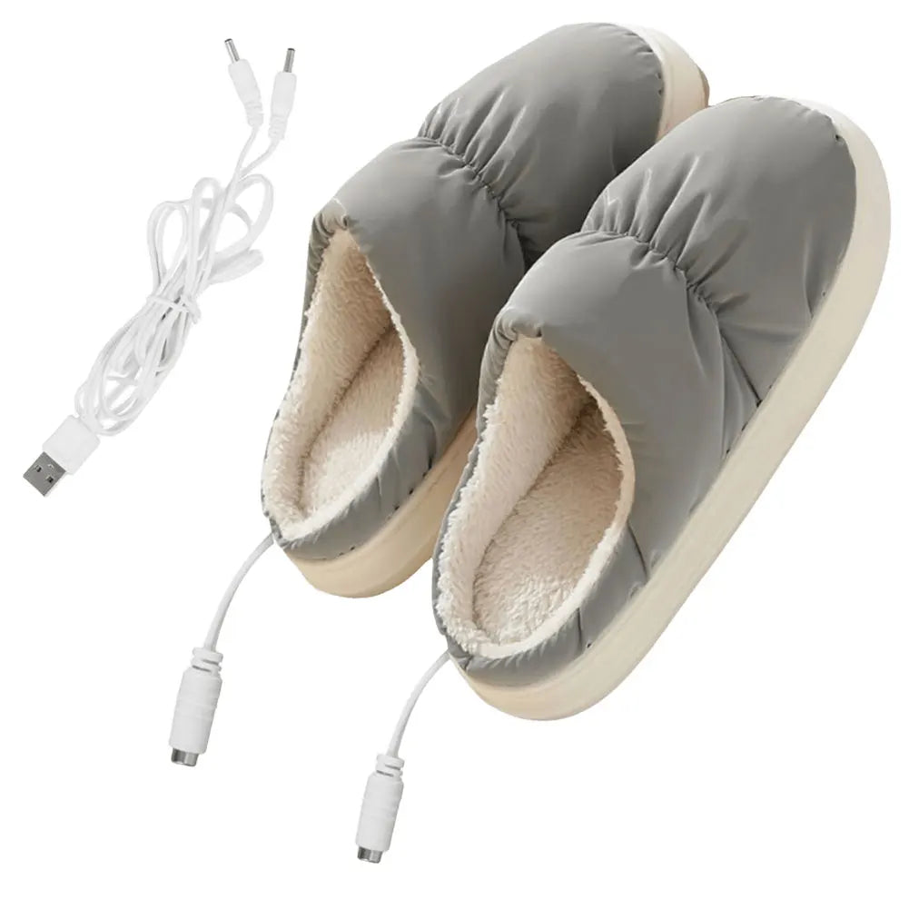 USB Heated Slippers Electric Foot Warmer - product detail 3