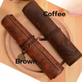 Vintage Leather Pencil Case - product detail 4