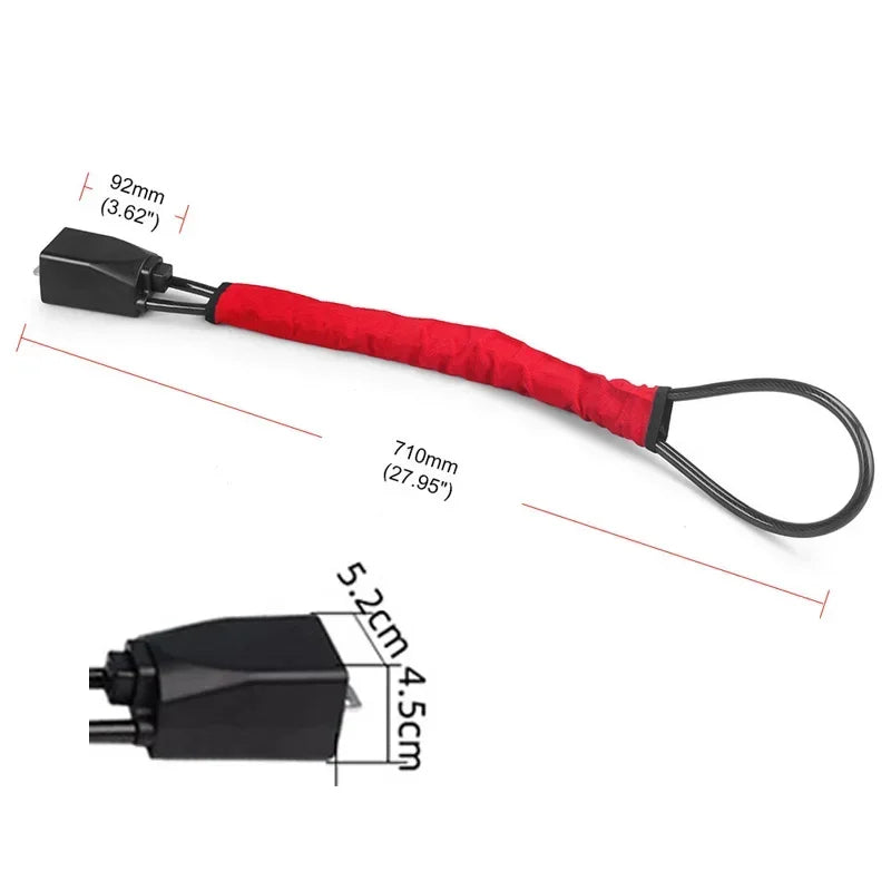 Universal Car Steering Wheel Lock with Seat Belt Security - product detail 3