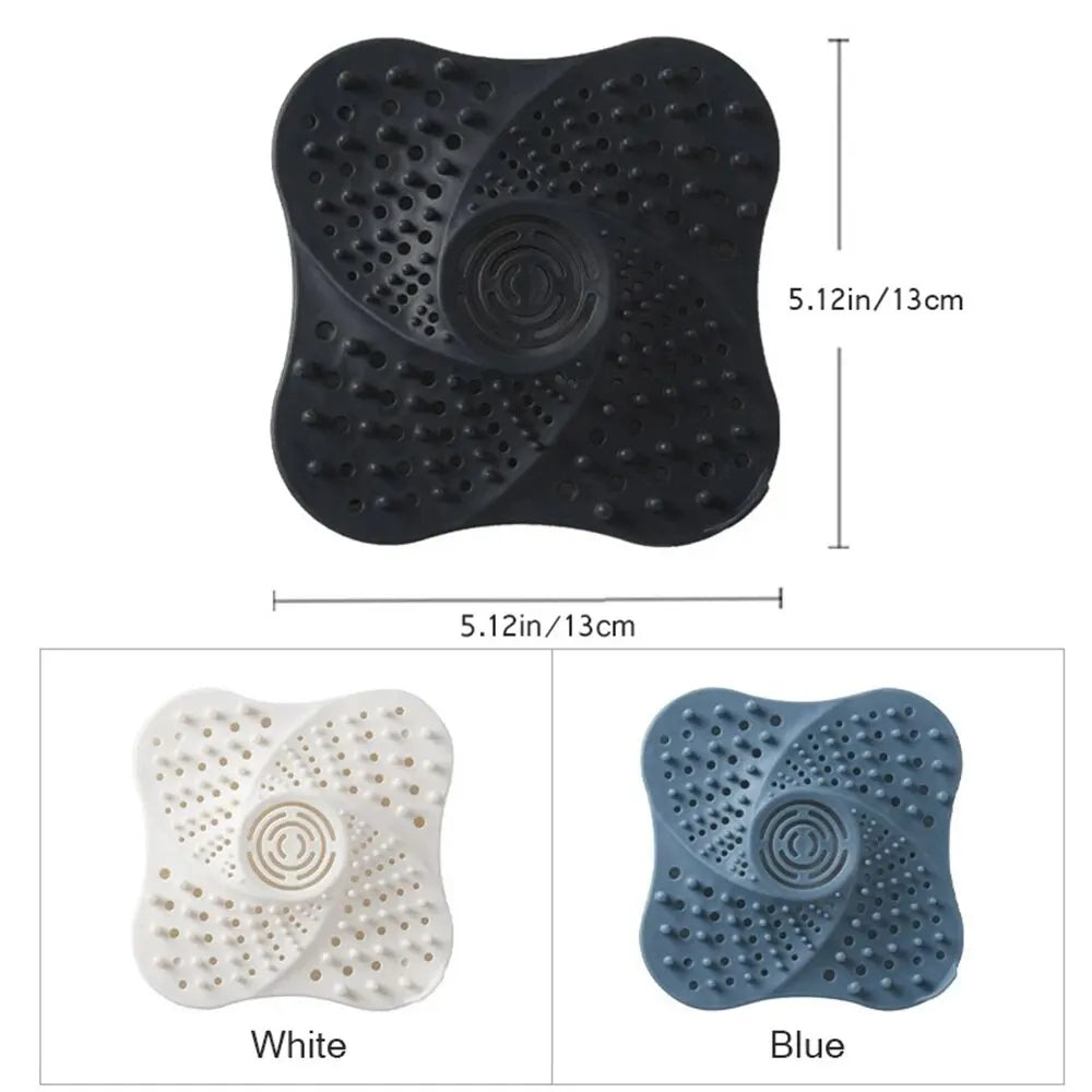Anti Blocking Spiral Shower Drain Hair Catcher - product detail 6