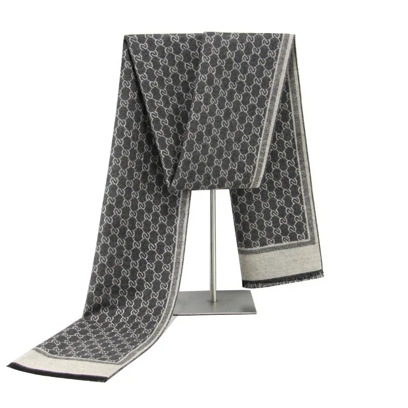 Luxury Cashmere Feel Winter Scarf - product detail 6