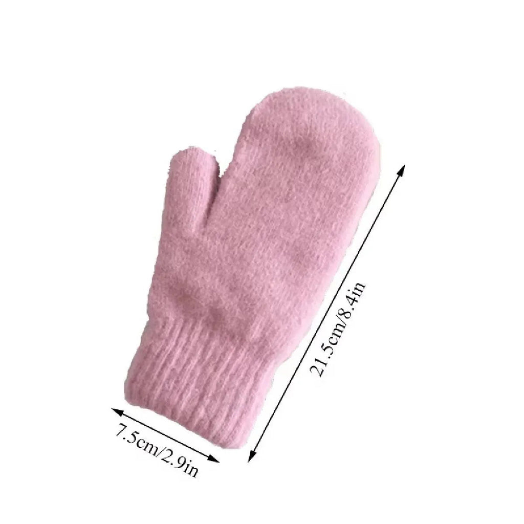 Cashmere Knit Mittens Winter for Women - product detail 5