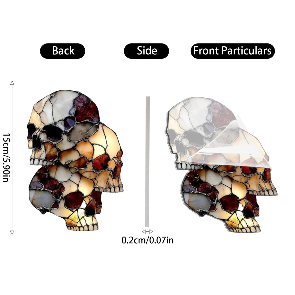 Hanging Skeleton Head Halloween Skull Decoration - product detail 5