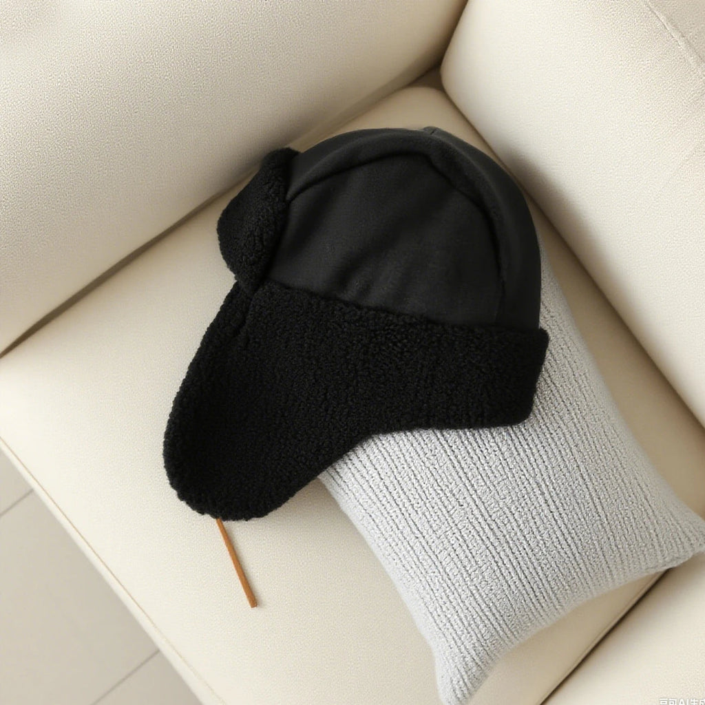 Fleece Trapper Hat Winter Bomber Hat - product detail 4