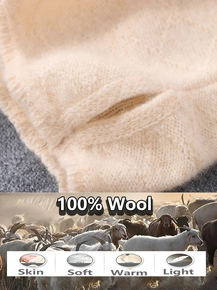 Merino Wool Face Mask and Winter Scarf - product detail 6