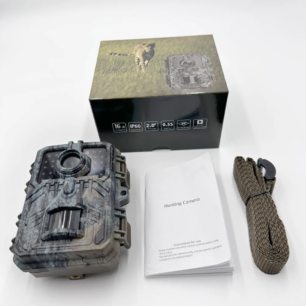 Mini 16MP Night Vision Trail Camera with PIR Motion - product detail 2