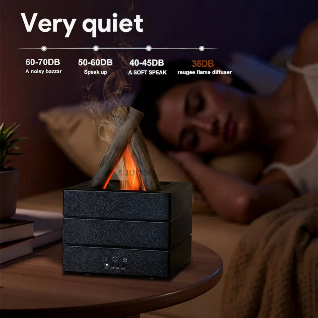 Realistic Flame Aroma Diffuser and Humidifier - product detail 4