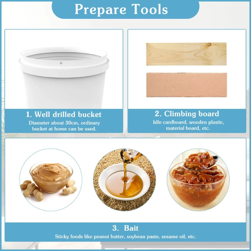 Humane Roller Mouse Trap for Bucket - product detail 2
