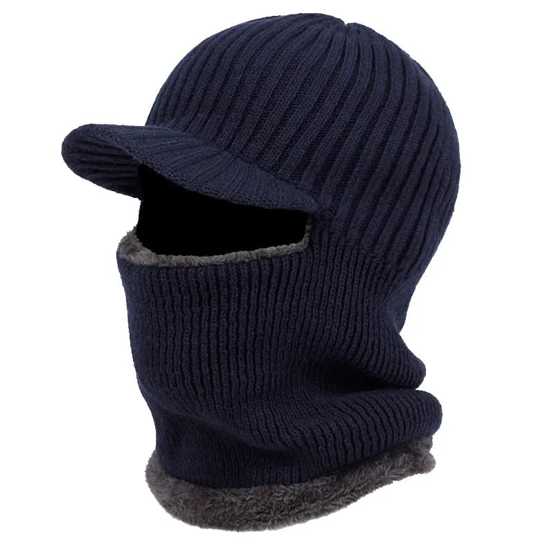 NOMOVA Knit Beanie Balaclava with Visor
