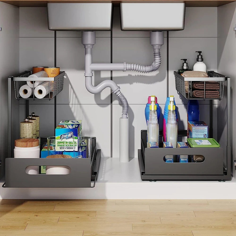2 Tier Slide Out Under Sink Organizer - product image 1