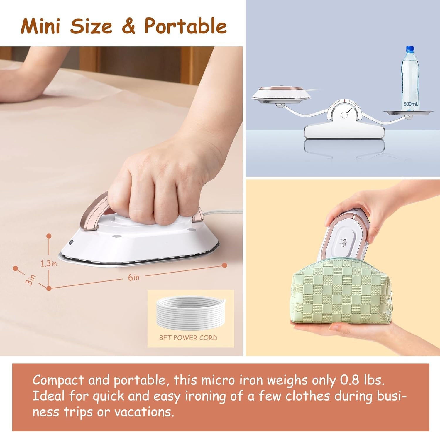Portable Travel Iron - product detail 5