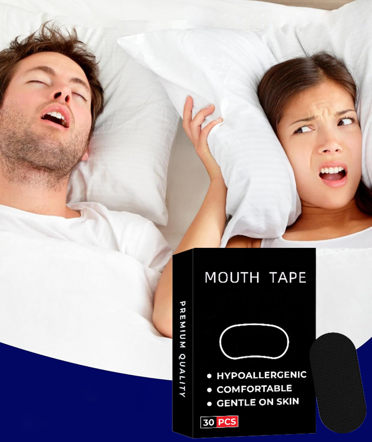 NOMOVA Anti Snoring Patch Nose Breathing Correction