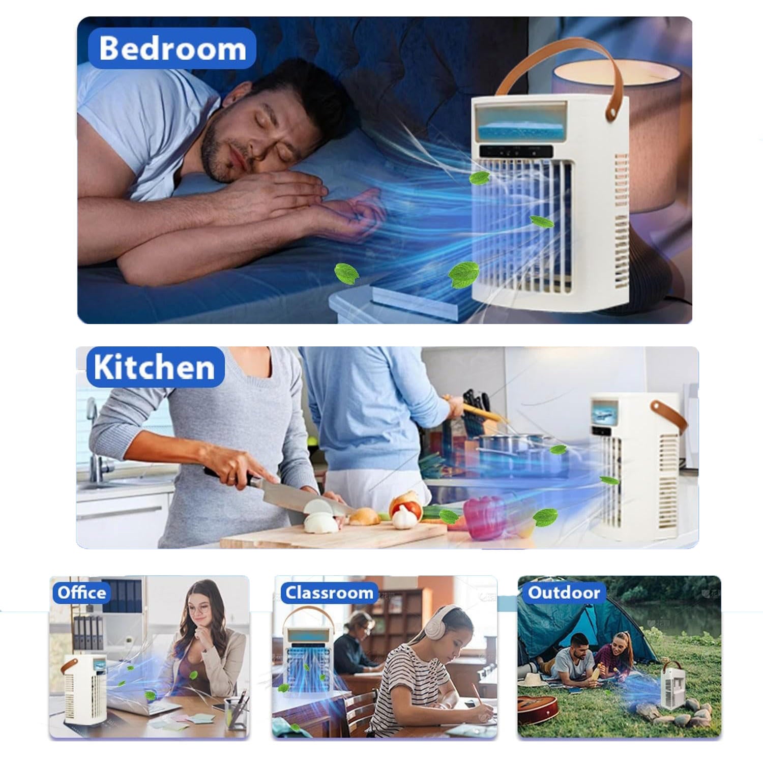 Portable Mini Air Cooler Fan - product detail 6