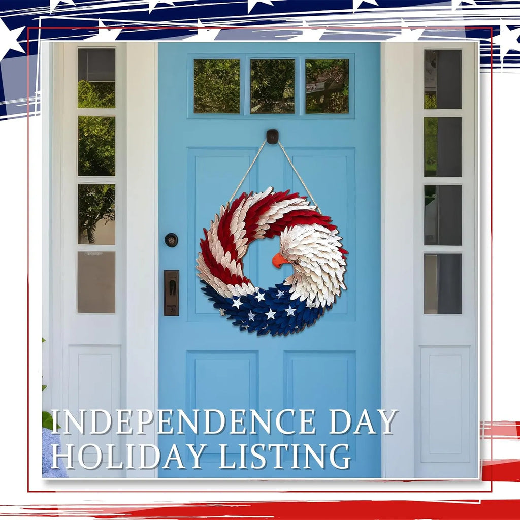 Eagle Wreath Easter Independence Day Decorations - product detail 4