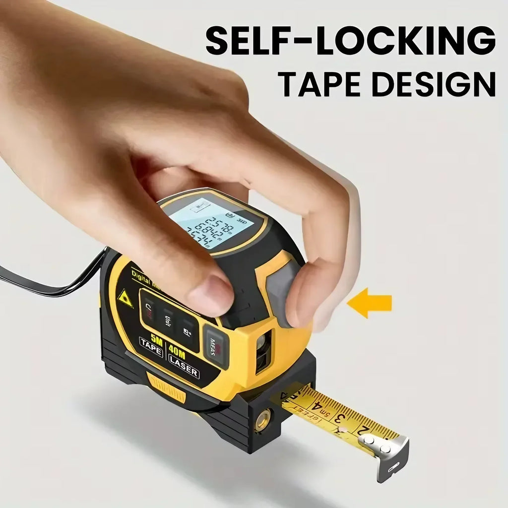 3-In-1 Laser Tape Measure 40/60M Meters Infrared - product image 3