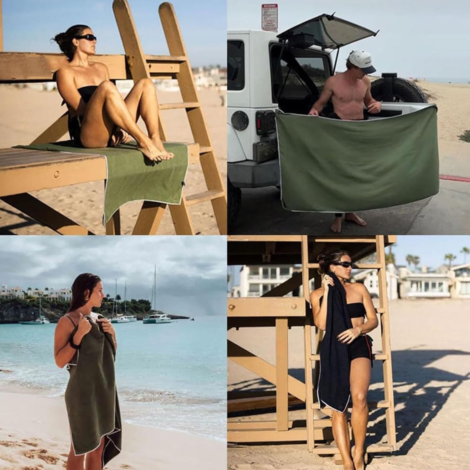 Magnetic Quick-Dry Beach Towel - product detail 3