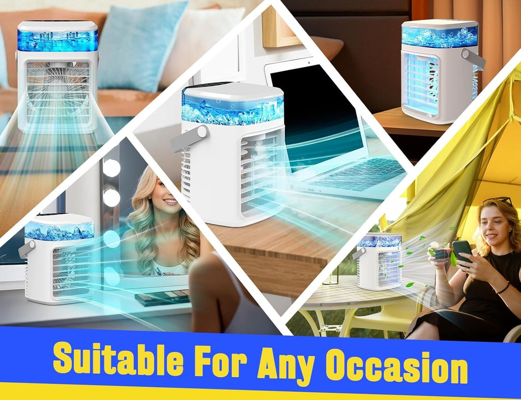 Portable Evaporative Air Cooler Fan with Mist - product detail 5