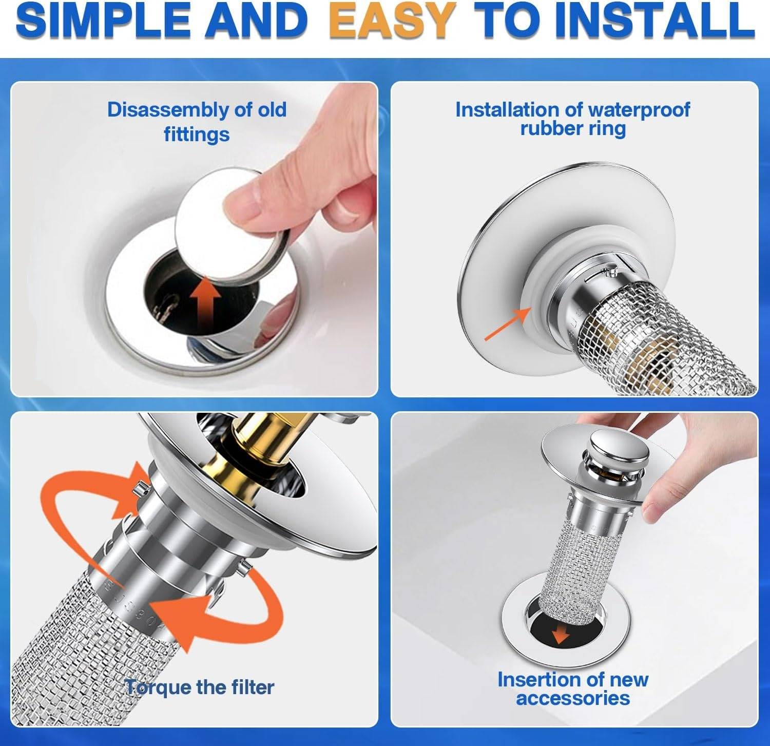 Bathroom Sink Drain Stopper - product detail 5
