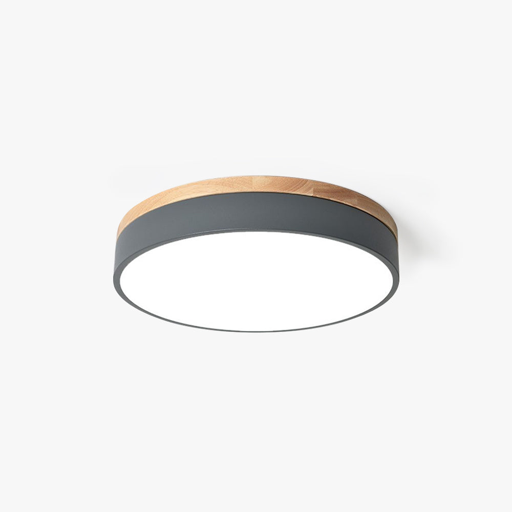 Luz de techo inteligente redonda regulable para habitaciones modernas