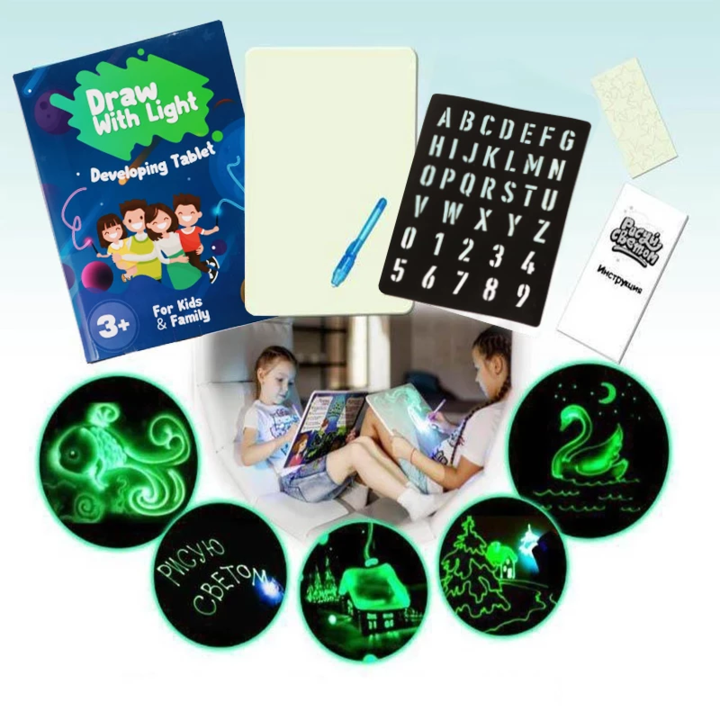 Magic LED Light Drawing Pad for kids - product image 4