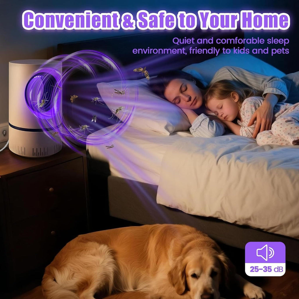 UV Light Insect Trap - Indoor/Outdoor Mosquito Fly Killer - product detail 4