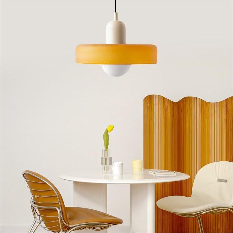 Lámpara colgante decorativa moderna de colores para techo