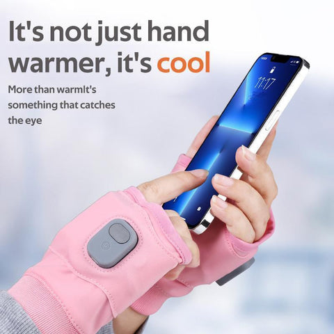 USB Rechargeable Heated Fingerless Gloves - product image 7
