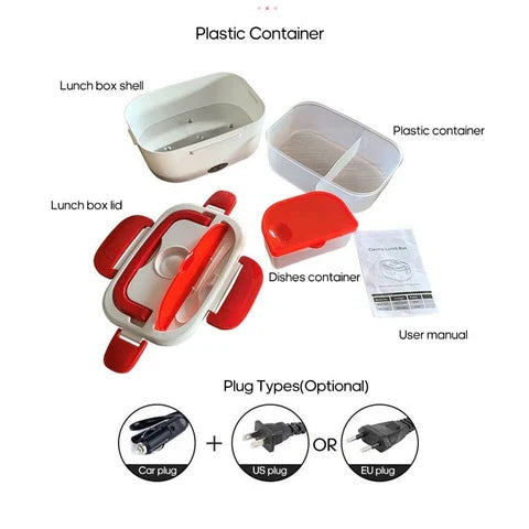 Portable Heated Food Warmer Lunch Box Container 50w - product detail 5