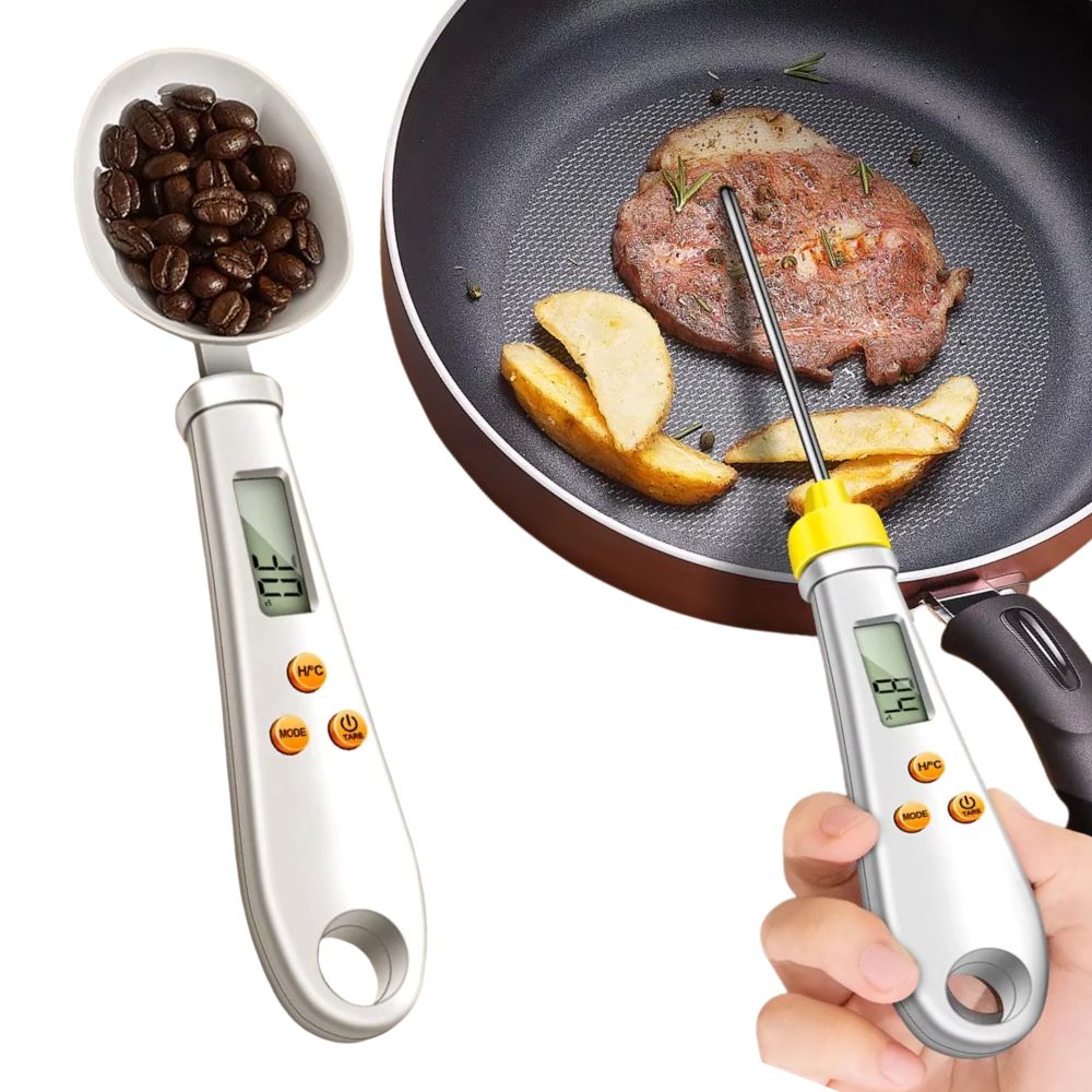 2-in-1 Digital Mini Spoon Scale & Food Thermometer - product image 1