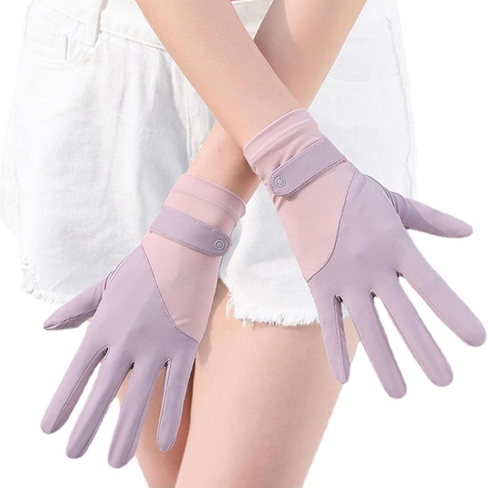 Womens Breathable UV Sun Protection Driving Gloves - product detail 7
