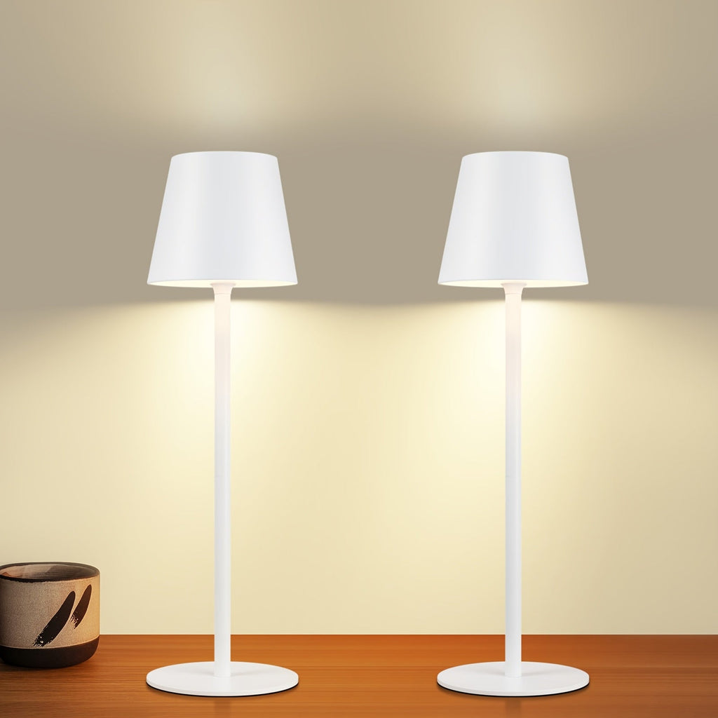 Lámpara táctil LED portátil recargable para mesas