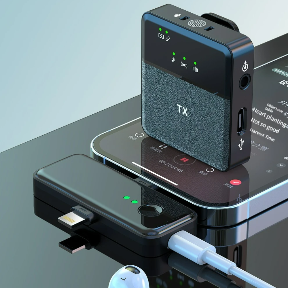NOMOVA Wireless Bluetooth Lavalier Lapel Microphone