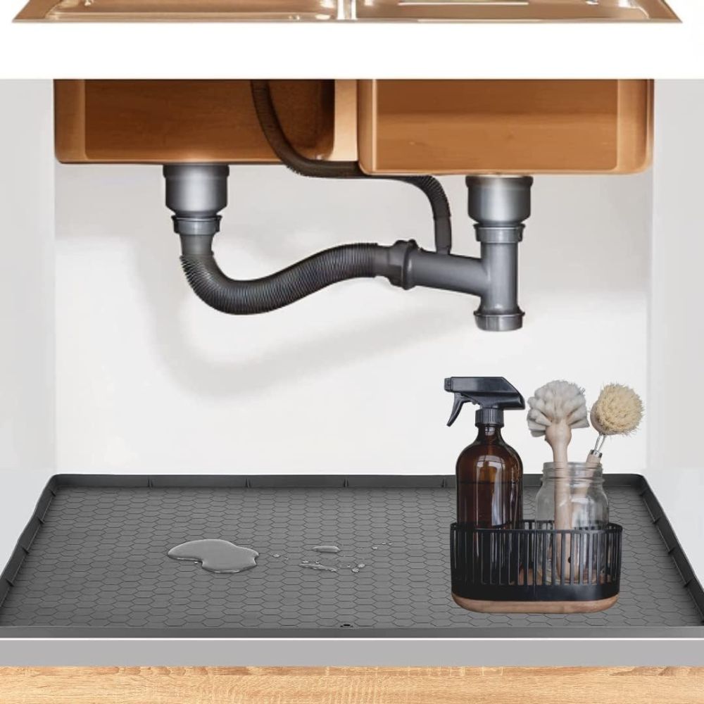 Large Under Kitchen Sink Mat Silicone Protective Liner - product image 2