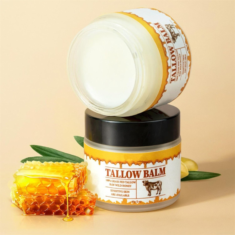 Hydrating Beef Tallow Honey Moisturizer Face & Body Balm - product image 4
