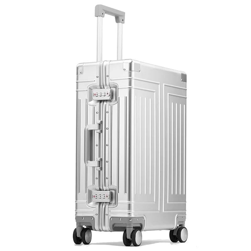 NOMOVA Magnesium Alloy Travel Case - Sturdy 24-Inch Wheeled Luggage For Your Travels