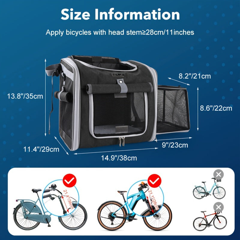 Expandable Bike Basket for Pets - product detail 2