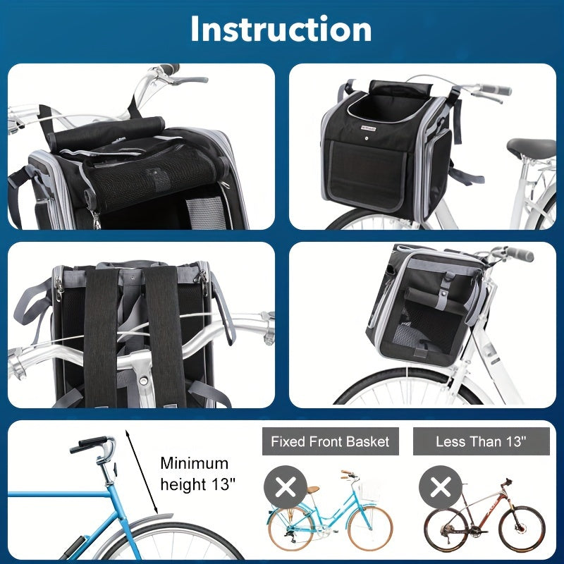 Expandable Bike Basket for Pets - product detail 3