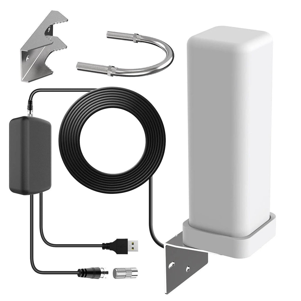 NOMOVA Extra Range 360° Premium Antenna 2025 HDTV Outdoor Antenna Amplified 460 Mile Range
