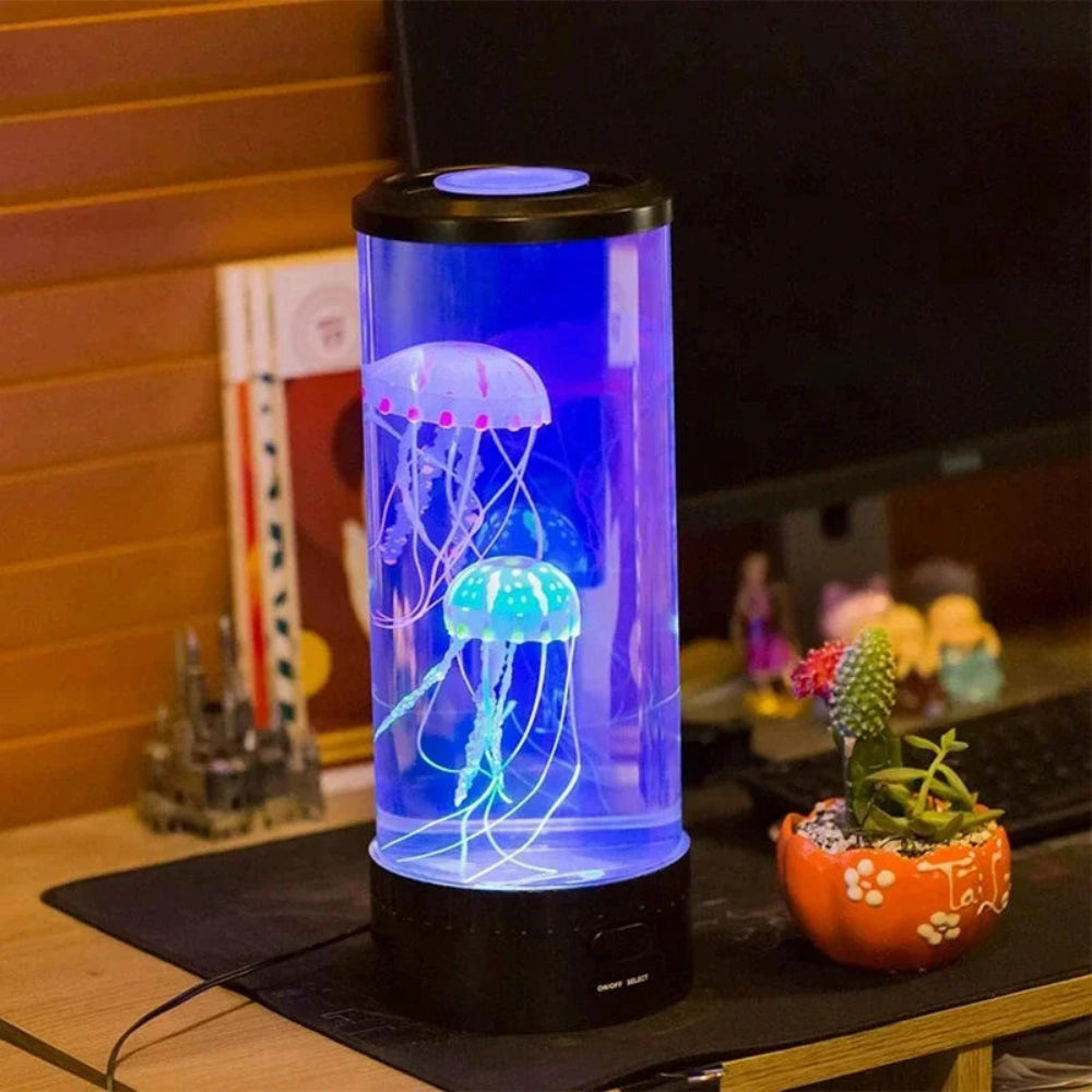 Lámpara decorativa de efecto medusa LED para iluminación ambiental en el hogar