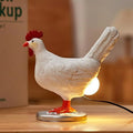 Lámpara de mesa con diseño de animal único y acento decorativo