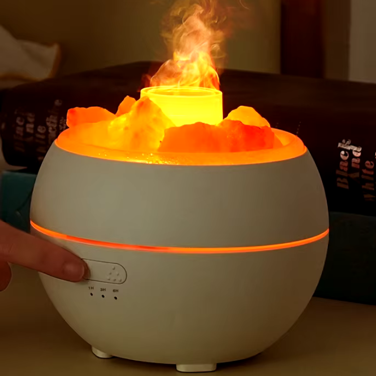 Salt Lamp Diffuser - 3-in-1 Essential Oil Diffuser - product detail 2